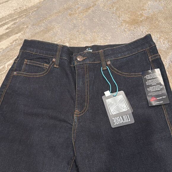 Lularoe skinny fit dark wash stretch jeans size 30 new with tags high rise - Picture 3 of 11